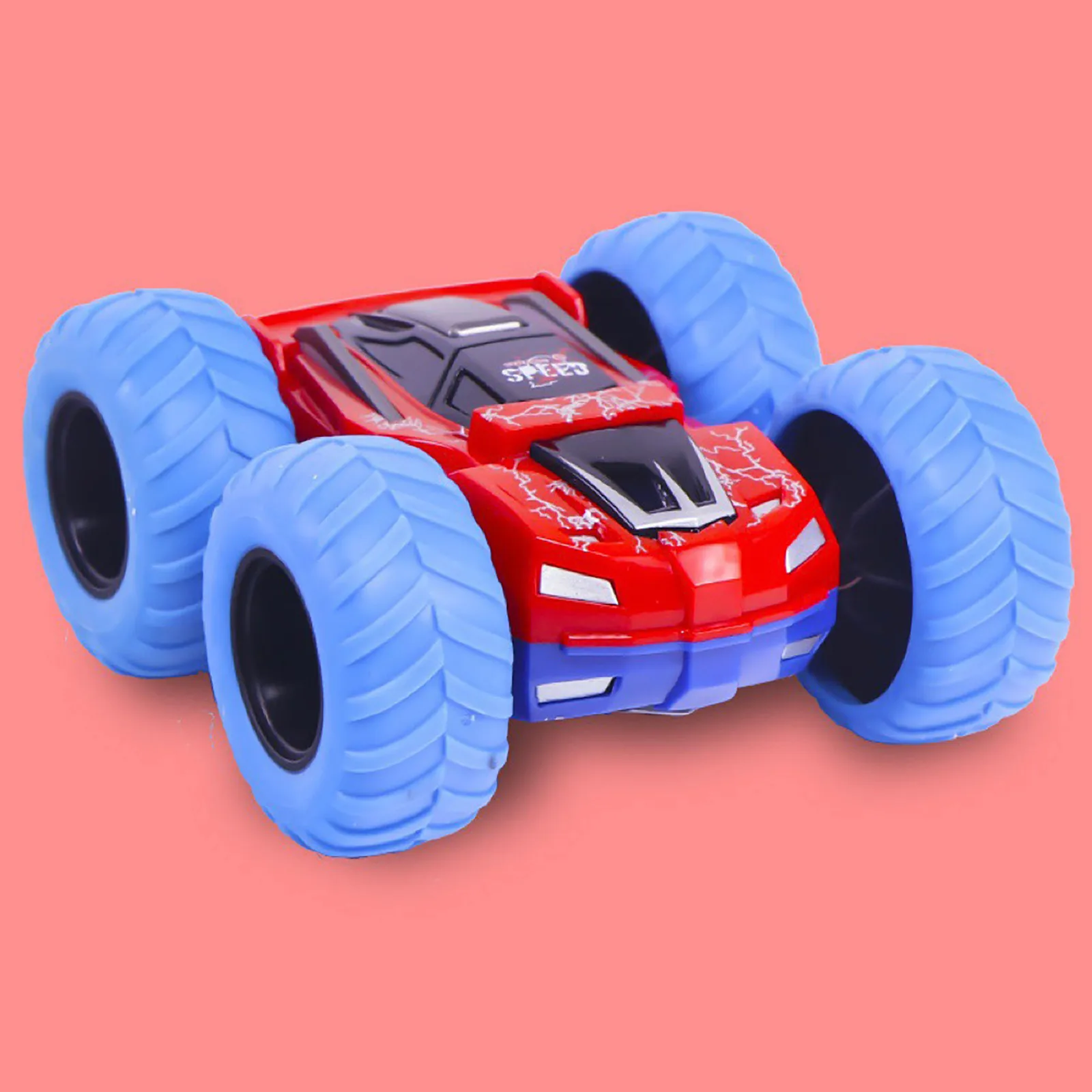 Pull Back Cars Toys Truck Double-sided Inertance Friction Powered Vehicles Gift Fall Vehicle Light Up Music For Children | Игрушки и