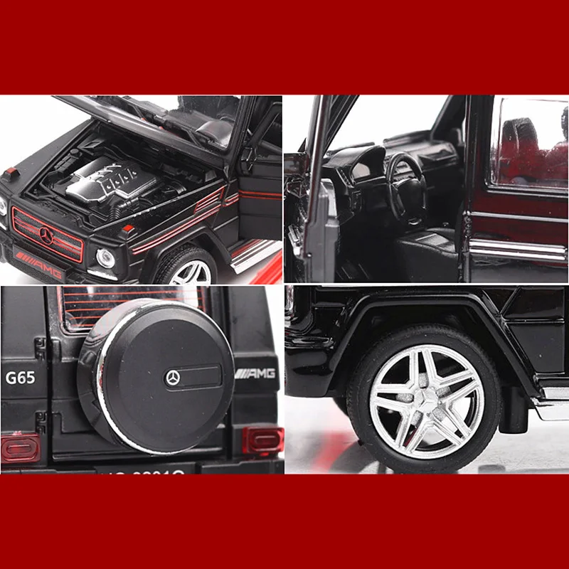 Children's alloy car Big Ben G65 off-road vehicle suv simulation model 132 sound and light new products | Дом и сад