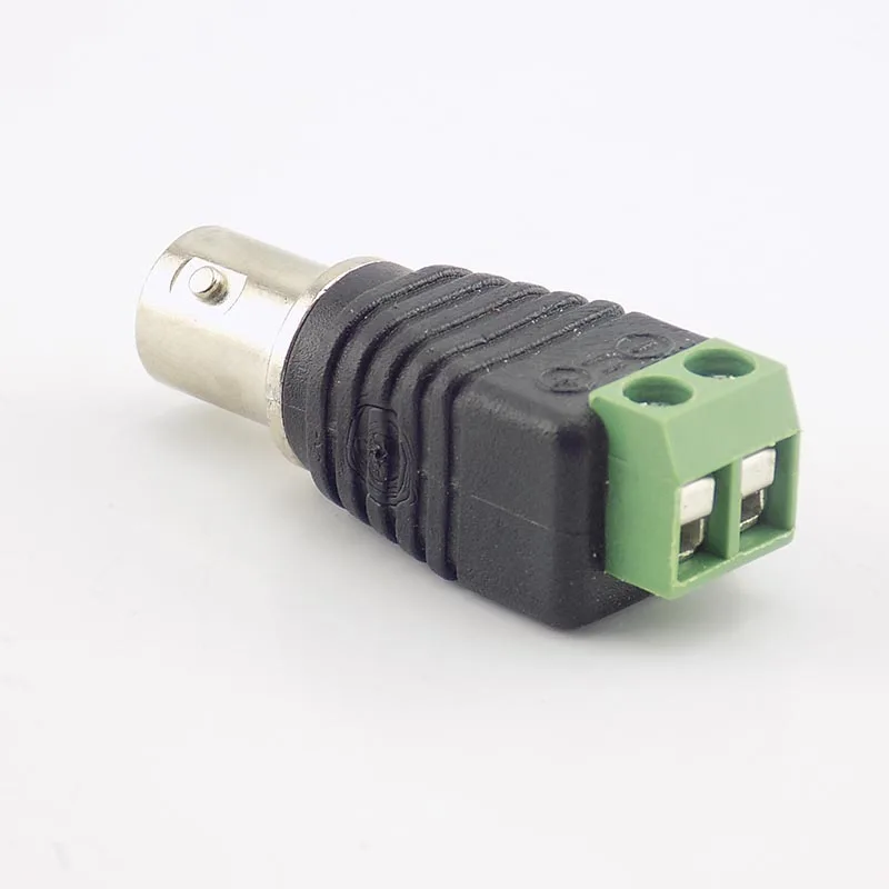 

10PCS 12V BNC Female Jack Adapter Plug Video Balun Converter BNC Connector for Led Strip Light DVR CCTV Camera Power
