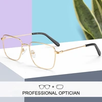 zenottic square prescription glasses men fashion myopia progressive eyeglasses women optical anti blue ray photochromic glasses