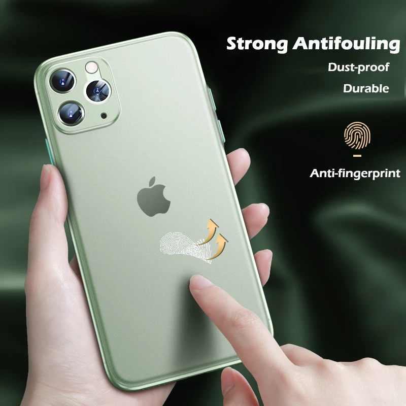 

Matte Phone Case For iPhone 11 12 Pro Max Luxury Contrast Color Protective Case For iPhone XS X Max XR 7 8 Plus SE2 2020 Cover