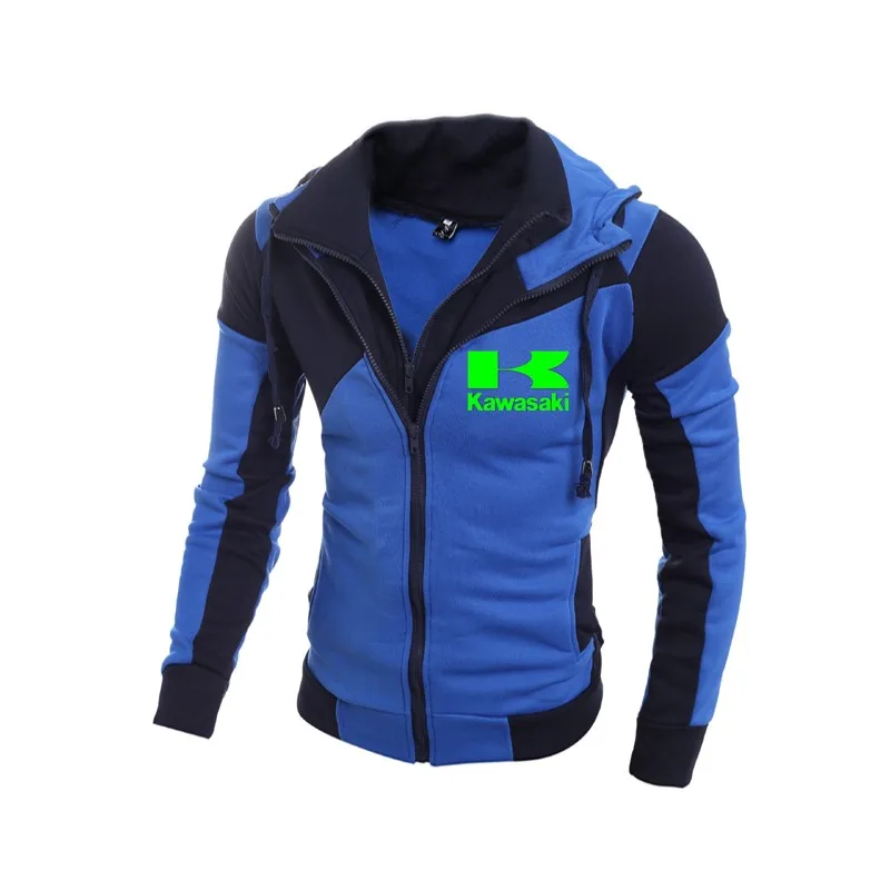 Кавасаки свитера с логотипами высокого качества Повседневная куртка двойная