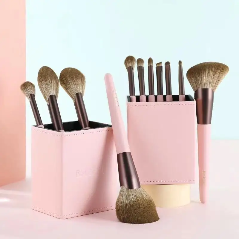 

Кисти для макияжа с деревянной ручкой, 12 шт.