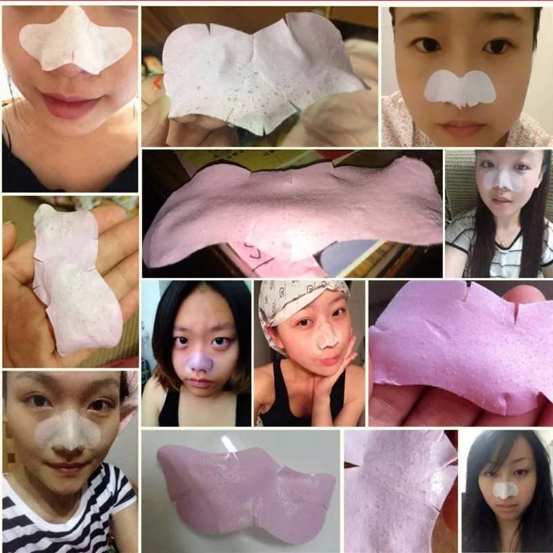 Полоски для носа маска ухода за кожей лица против черных точек удаление