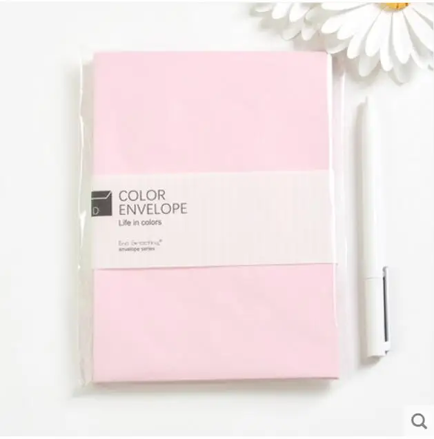 Light Pink 20 шт красочные мини бумажные Конверты Бумага для творчества для открыток конверт открытка свадебный подарок приглашение конверт офисные канцелярские бумажные сумки - Color: Light Pink