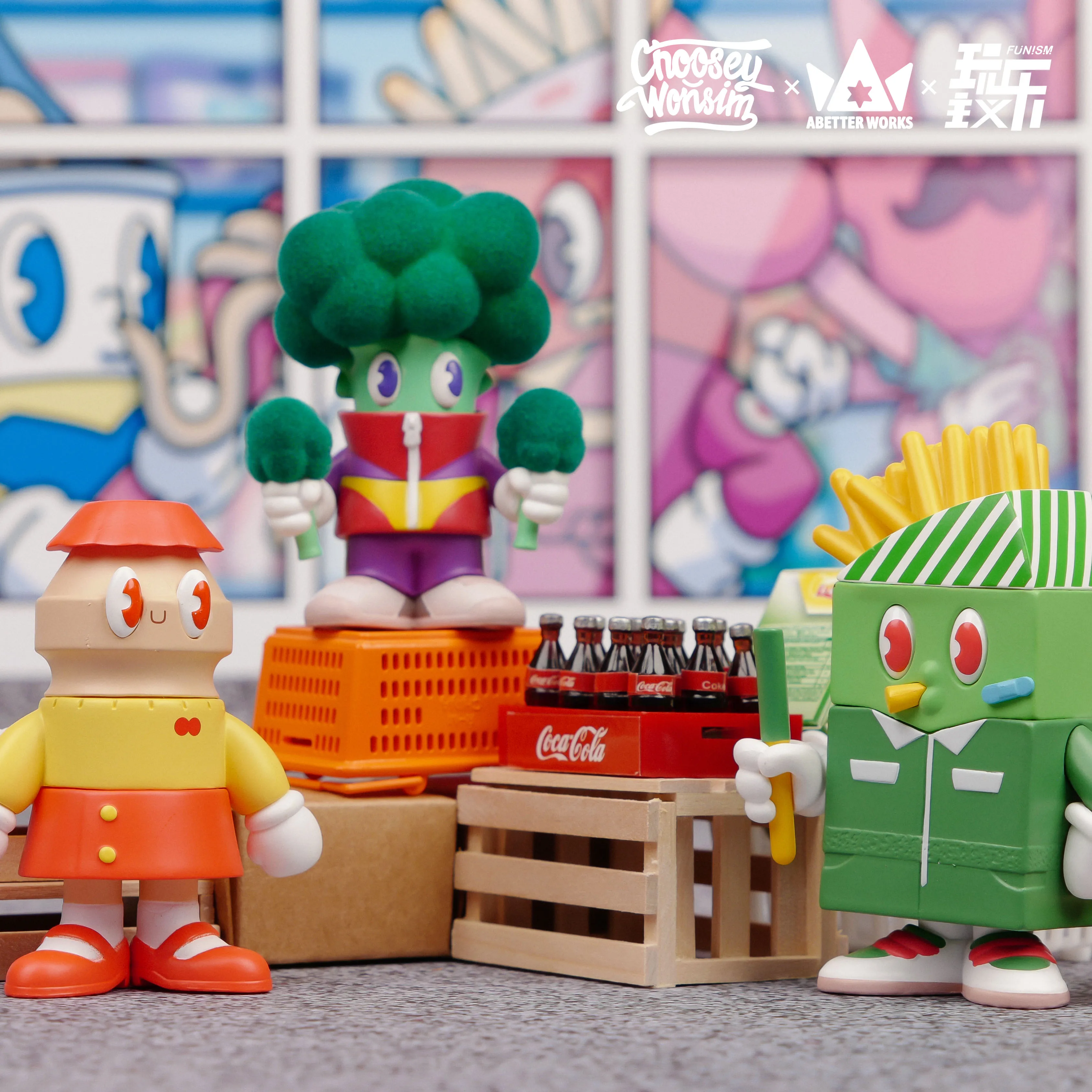 

Blind Random Box Toys Supermarket Fantasy Anime PVC Figure Bag Surprise Figurine Doll For Gift Collection 8Pcs/Set