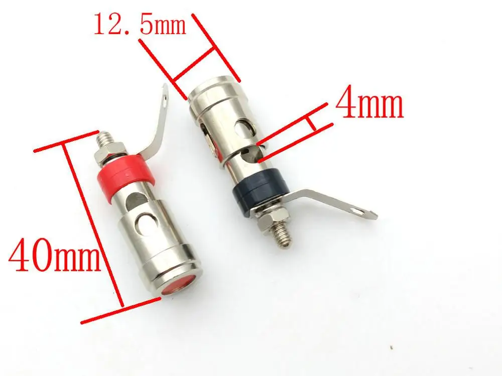 50 шт. медный зажим для аудиоусилителя с пружинным внутренним замком|terminator 5|terminal