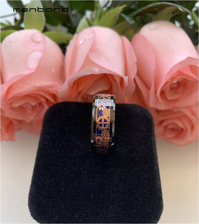 Кольцо из карбида вольфрама персонализированные Обручальные Кольца На заказ