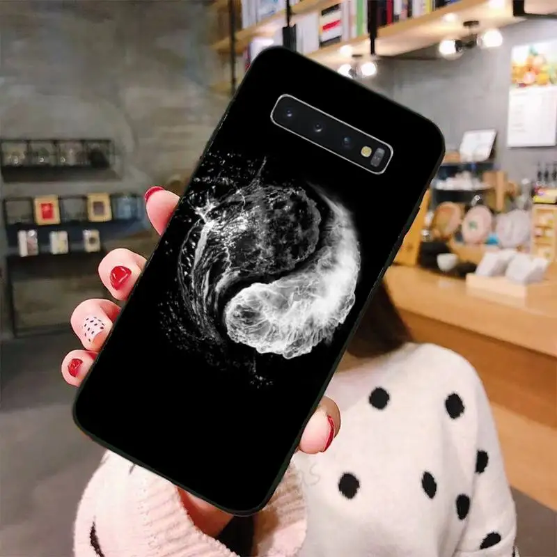 

Chinese round tai chi gossip yin and yang Phone Cases For Samsung A50 A51 A71 A20E A20S S10 S20 S21 S30 Plus ultra 5G M11