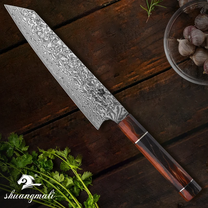 Японский нож Gyuto VG10 8 дюймов кухонный резец из дамасской стали подарок для нарезки