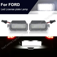 2x led license number plate light lamp for ford fiesta focus 2 3 c max 2 galaxy kuga 1 2 mondeo 4 5 s max b max ecosport