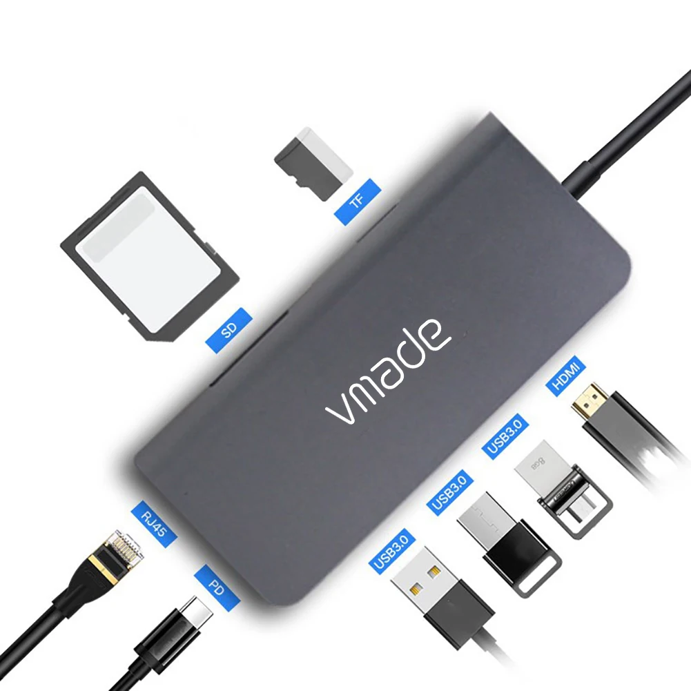 vmade usb c концентратор usb типа c для му