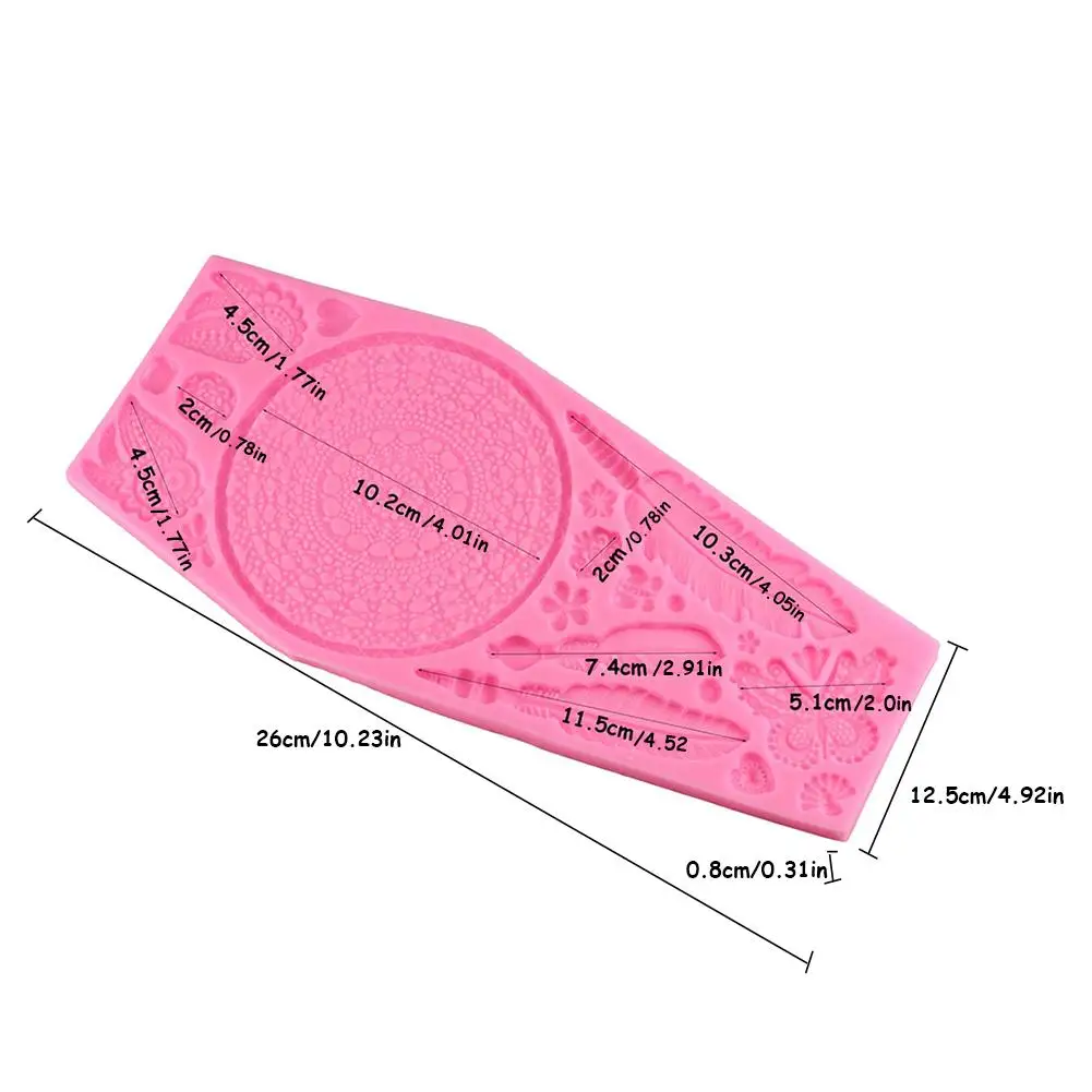 Силиконовая форма Ловец снов сделай сам с текстурой перьев украшение для торта