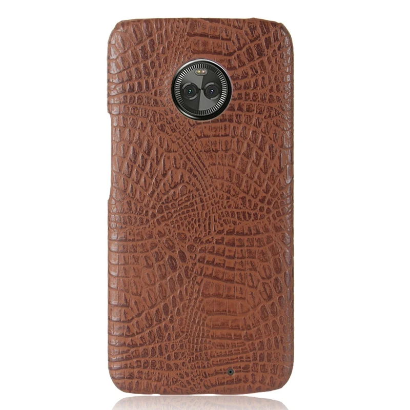 UPaitou for Motorola Moto X4 Case Luxury Crocodile Print Leather Cases Back Cover X 4th XT1900 Phone Bag Coque |