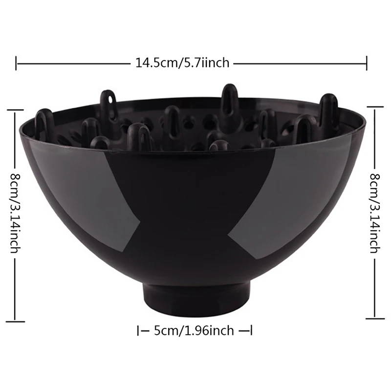

New Multifunction Hairdressing Hairdryer Diffuser ABS Salon Cover Curly Hair Funnel Shape Durable Care ABS Styling Accessory