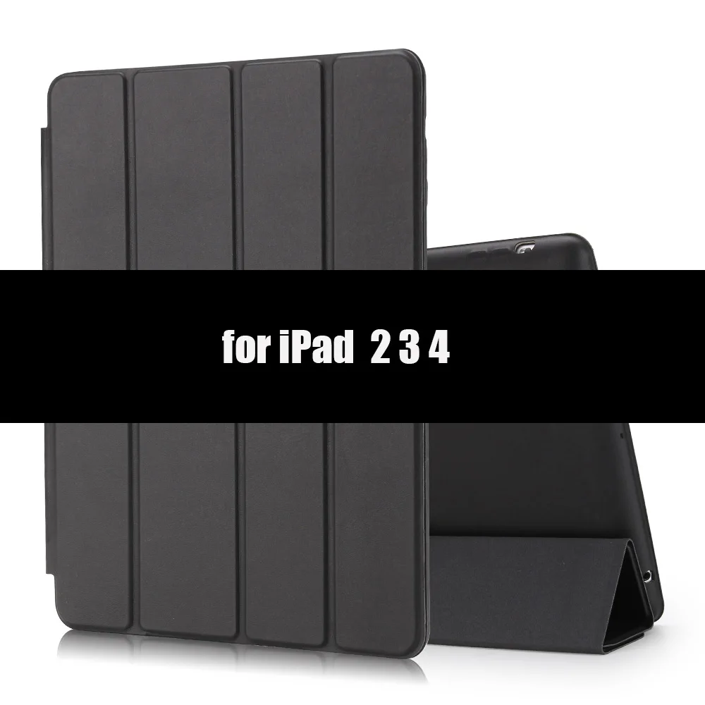 Black-A Pu кожаный чехол для ipad 9,7 air 1 2 5th 6th Generation, Aiyopeen Магнитный Флип смарт-чехол для ipad 4 3 2 Чехол - Цвет: Black-A