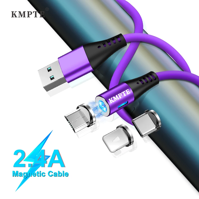 

Magnetic Charging Cable Micro USB Fast Charging For iPhone Samsung Xiaomi Magnet Charger USB Type C Cable Mobile Phone Cord Wire