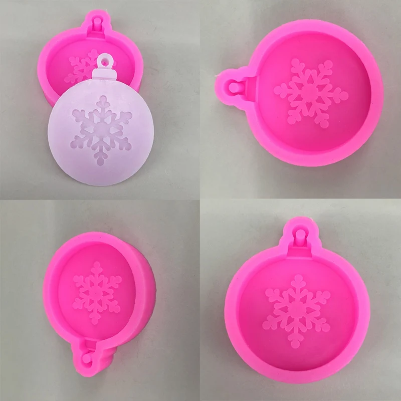 Рождественская елка силиконовая форма Снежинка Лось Сделай Сам ароматический