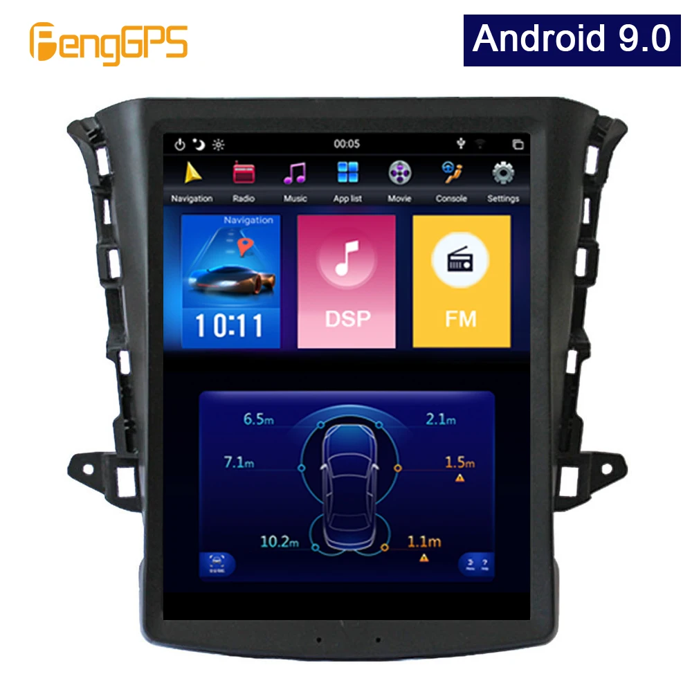 Android 9 0 Tesla вертикальный экран Автомобильный плеер gps навигация для Changan EADO 2016 2017