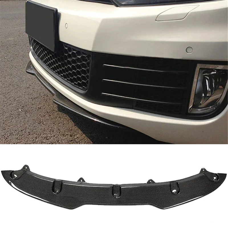 Передний бампер из углеродного волокна спойлер фартук для VW Golf 6 VI MK6 GTI 2010-2013