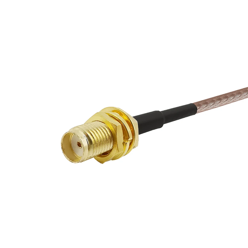 

RF coaxial Coax Cable Assembly SMA Female to MCX Male Straight with RG316 Cable MCX Male Straight to SMA Female RF Cable