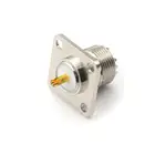 Женский Разъем SO-239, квадратная форма, паяльная чашка, коаксиальный разъем для радио, Женский УВЧ панель, SO239, крепление, паяльная чашка, радиочастотный разъем