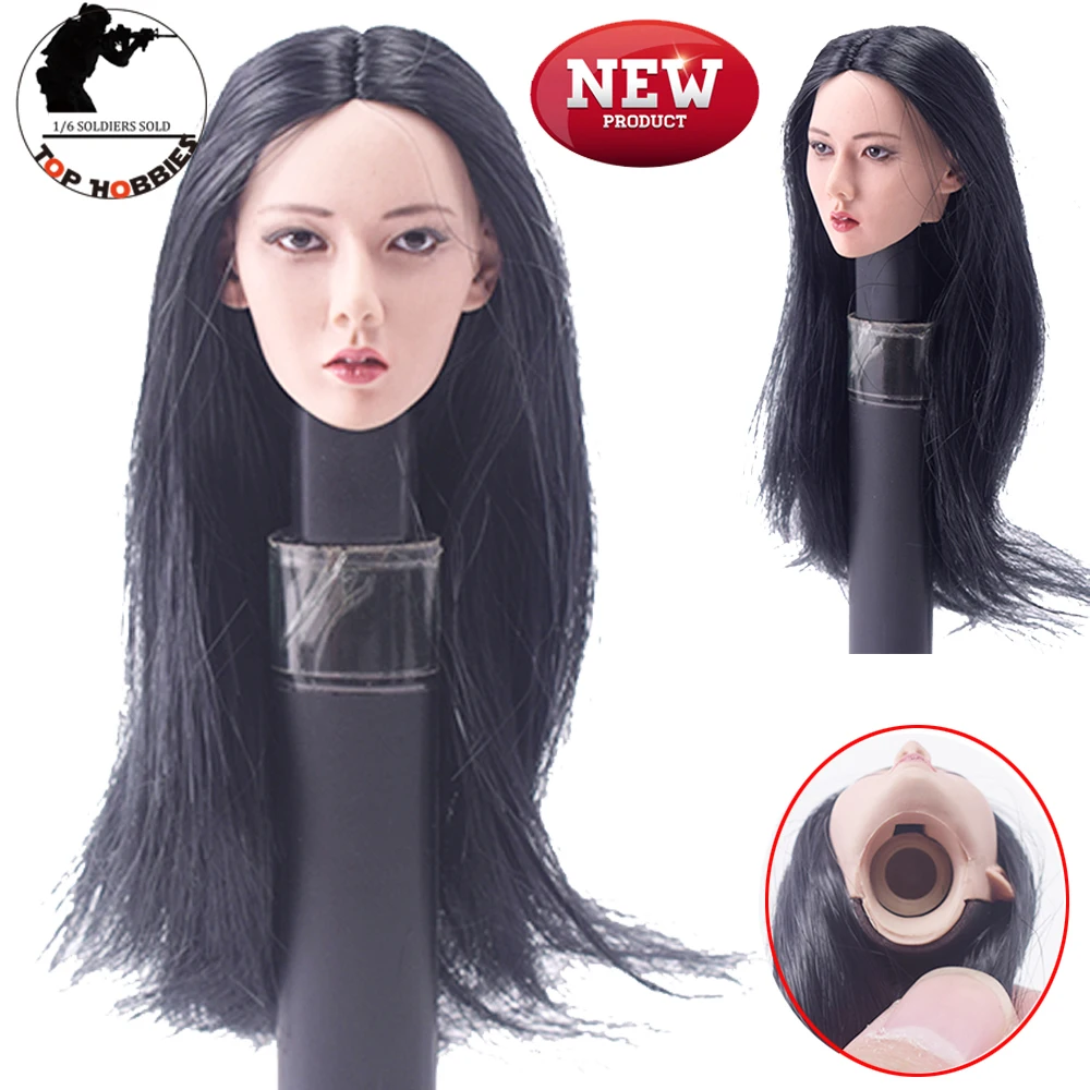 YMTOYS масштаб 1/6 аксессуары девочка Xiu женская голова Лепка 12 дюймов экшн фигурка