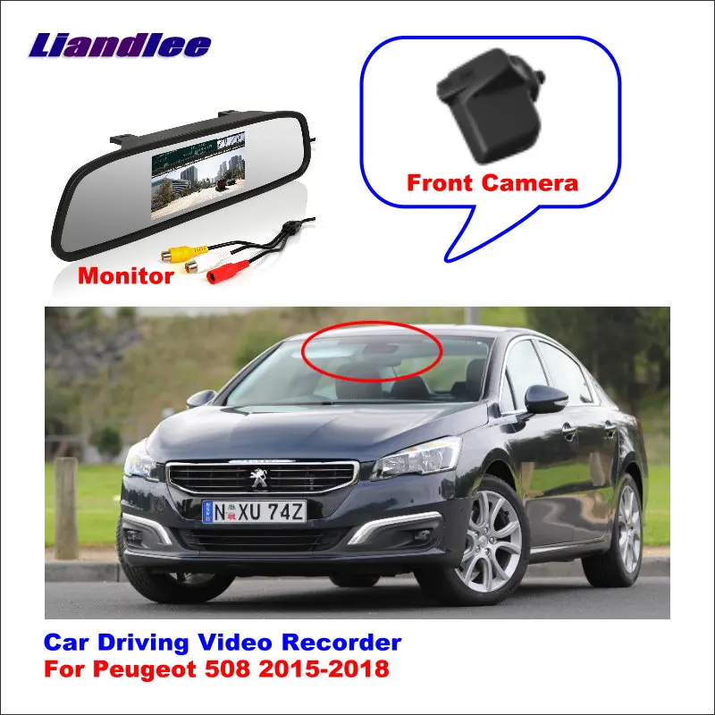Liandlee для Peugeot 508 2015 2018 Автомобильный видеорегистратор вождения Скрытая мини Wifi