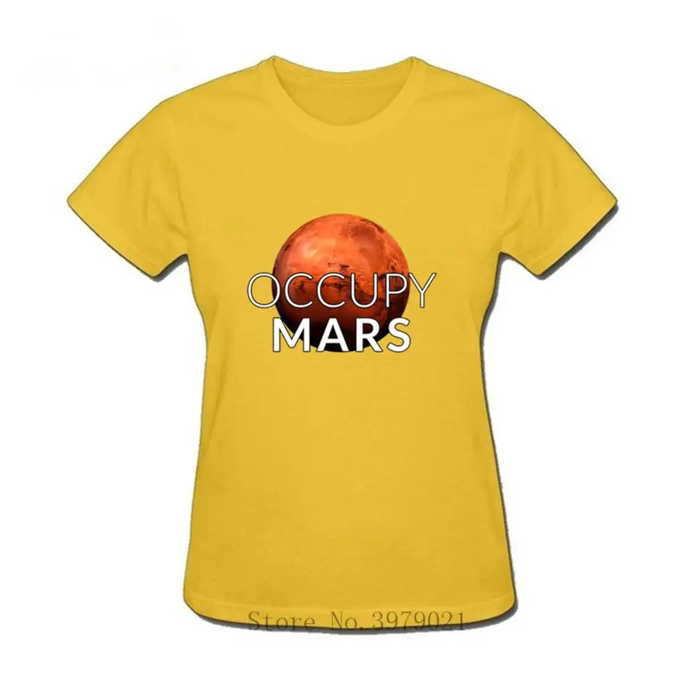 Футболка с принтом &quotзанимать Марс приключения&quot &quotSpaceX&quot женская футболка