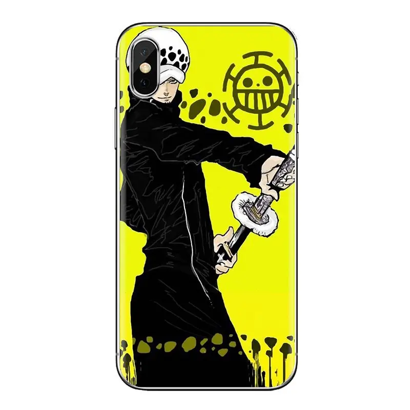 Одна деталь Трафальгар Ло из мультфильмов логотип аниме чехол для корпуса