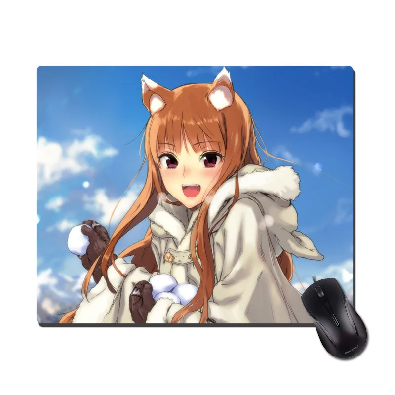 Mairuige популярный коврик для мыши Spice and Wolf Holo милый красивый сексуальный аниме для девушек с узором коврик для мыши маленький размер коврик для ПК настольный