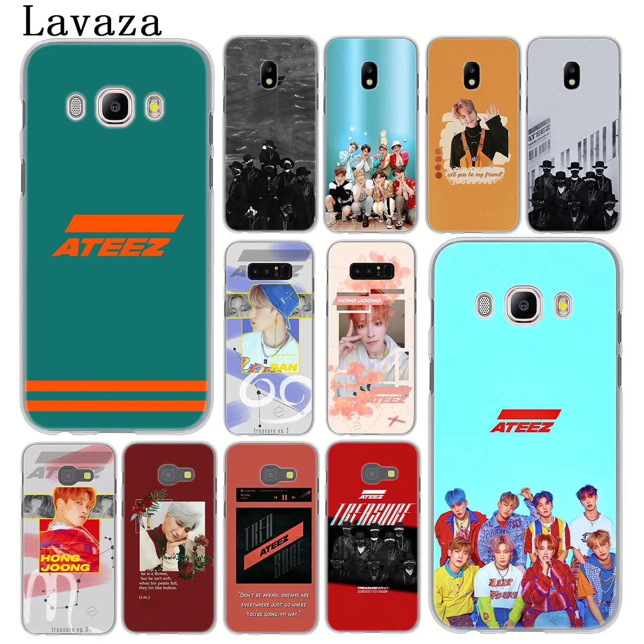 ATEEZ KPOP чехол для телефона samsung Galaxy J8 J7 Duo J6 J5 J4 Plus 2018 2017 2016 J2 J3 Prime 2015