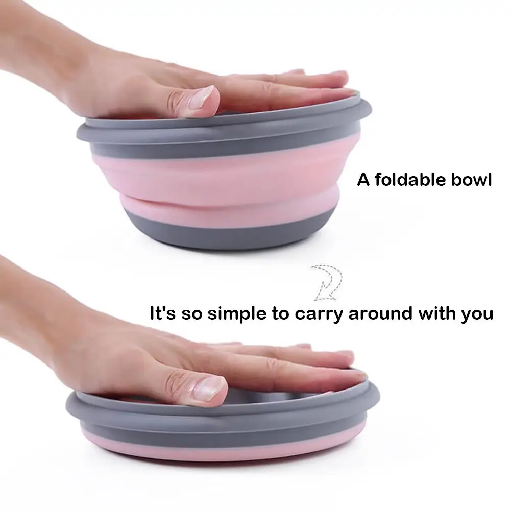 3 шт. складная миска наборы посуды для кемпинга на открытом воздухе складной