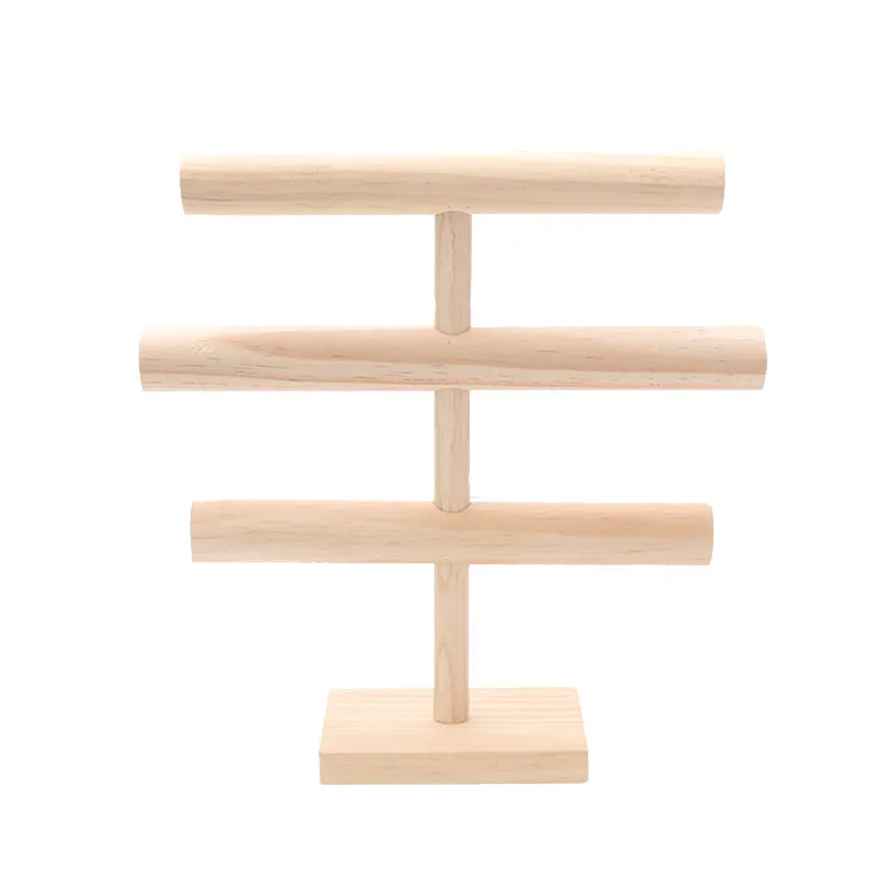 

Log Necklace Display Stand Solid Wood Bracelet Storage Jewelry Stand Shoot Props