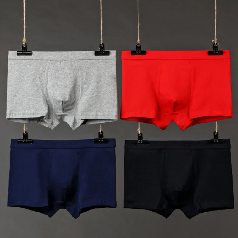 Лидер продаж мужское удобное хлопковое мягкое нижнее белье боксеры короткие