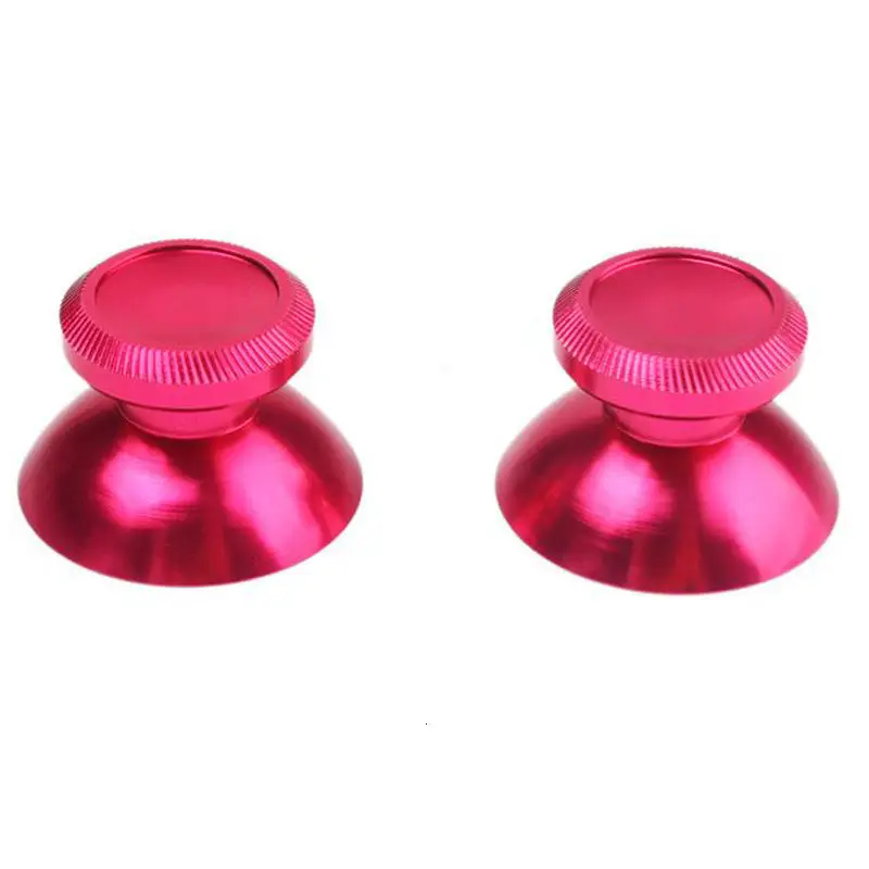 Pink Унив. Игровой 2 шт. Алюминиевый металлик металлический аналоговый джойстик подходит для PS4 Dualshock 4 детали контроллера ключ Универсальная Замена - Цвет: Pink