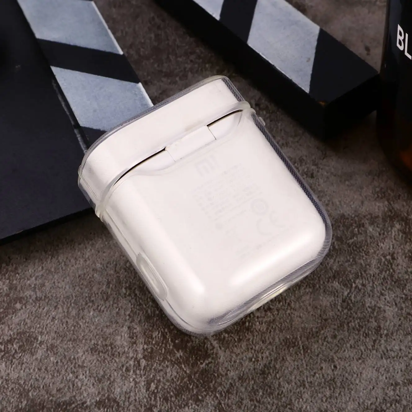 clear case Для Xiao mi AirDots Pro Чехол Мультяшные наушники чехол прозрачный кремний TPU Защитный чехол для Xiaomi mi Air наушники чехол funda - Цвет: clear case