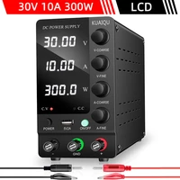 new adjustable dc power supply 30v 10a lab usb switching stabilized voltage regulator power source bench source