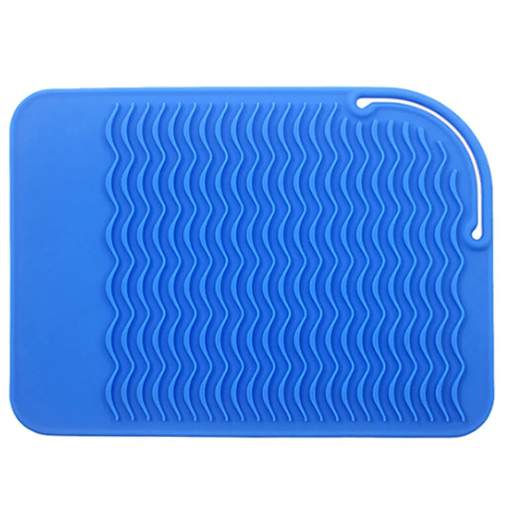 

Silicone Heat Resistant Mat For Hair Straightener Curling Curler Iron Pad Hair Styling Adapter Salon Styling Straightener Tool