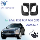 Брызговики для Infiniti FX35 FX37 FX50 QX70 2009-2017, брызговики, брызговики, передние и задние 2011 2012 2012 2014 2015 2016