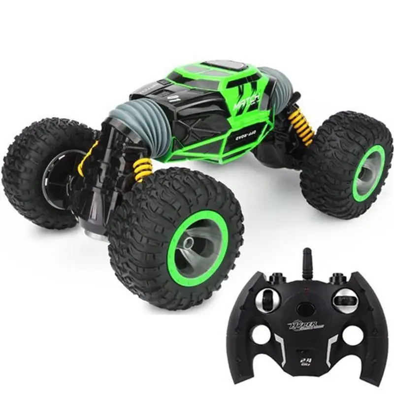 1:16 пульт дистанционного управления трюк скручивание 4WD привод скалолазание Автомобиль 2,4G радио-управление led машина RC автомобили двойной режим трюк внедорожный автомобиль