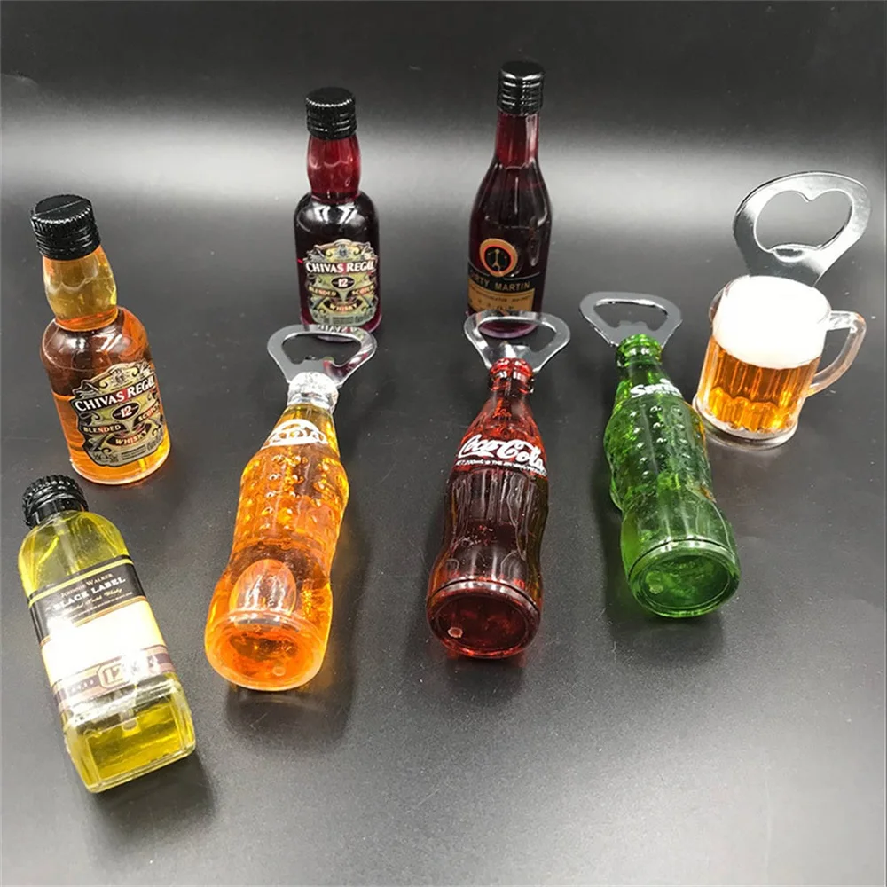 3D-магнит для холодильника имитация пива колы открывалка виски ранний штопор