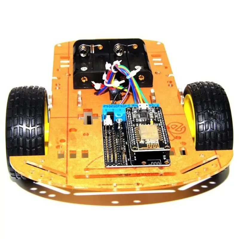 Умный автомобильный комплект ESP8266 WiFi управление Lua 2WD ESP NodeMCU умный автомобиль для