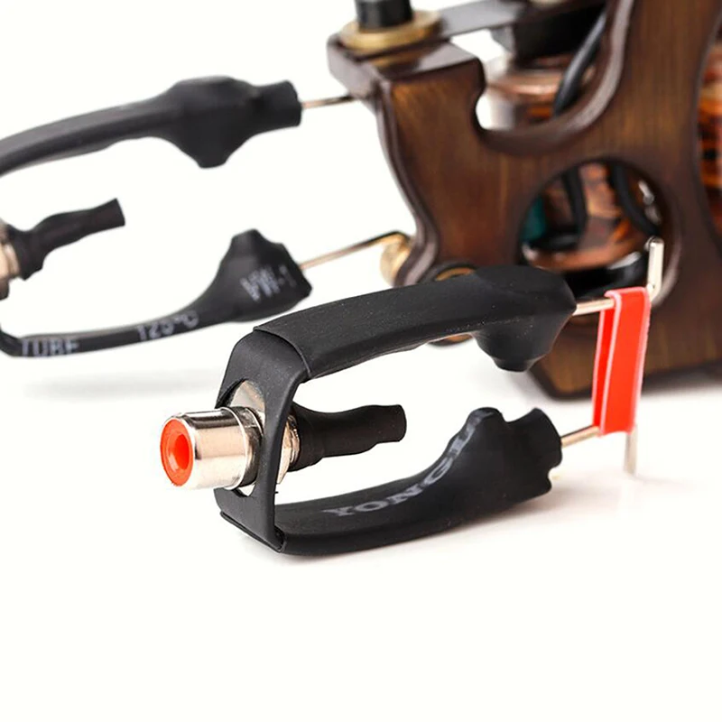 2 шт. RCA Клип шнур конвертер для тату-машинка пистолет съемный Вход Питание на