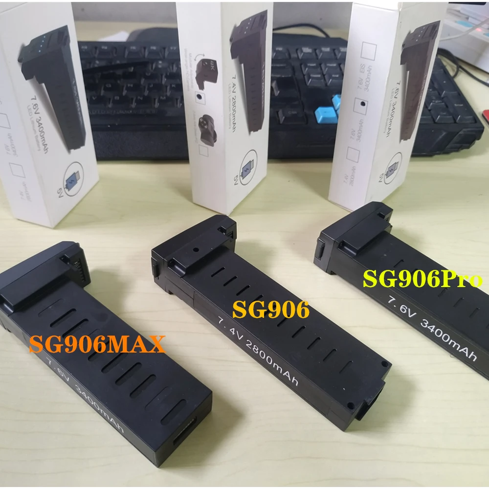 Оригинальный литиевый аккумулятор для радиоуправляемого дрона SG906/SG906PRO 7 4 В 2800