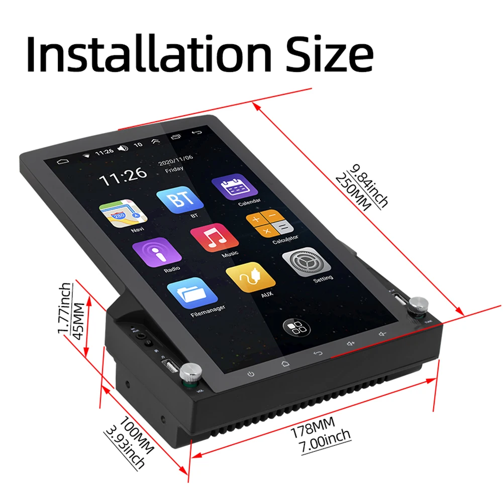 

VODOOL, Android 10, , 10,1 , , Bluetooth-, Wi-Fi, GPS, 2din, dvd