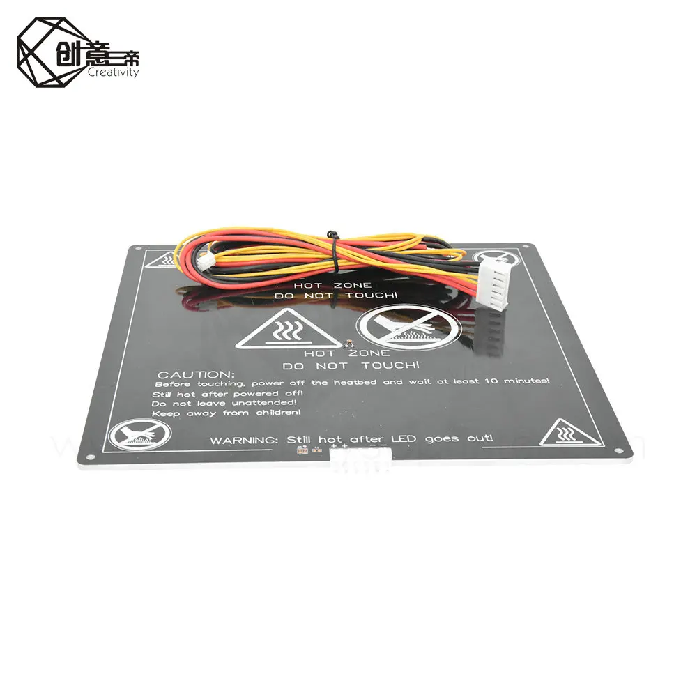 MK3 Mk2 Подогреваемая кровать 12 В 24 Запчасти для Reprap Mendel HotBed 3D принтеры часть 220*220 мм