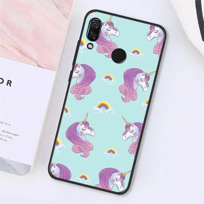 Чехол для телефона Babaite с единорогом и радугой Xiaomi mi5 6 A1 A2 Lite Mi9 9SE mi8lite 8explorer Pocophone F1 |