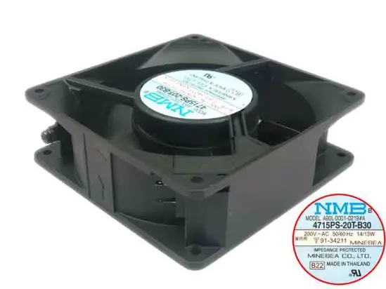 NMB-MAT 4715PS-20T-B30 B22 AC 200V 14W 120x120x38mm вентилятор охлаждения сервера
