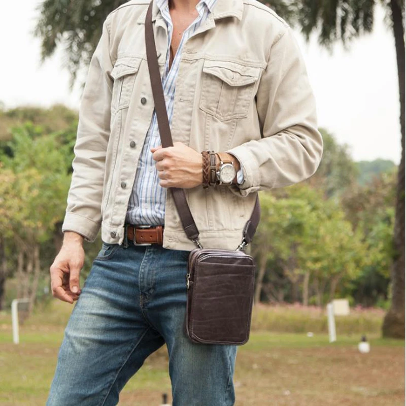 Новая мужская сумка через плечо Сумка для документов хранения мелких предметов